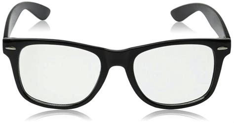 High Quality Retro Nerd Dork Fashion Glasses Black Frame Clear Lens Buddy Clark Ebay