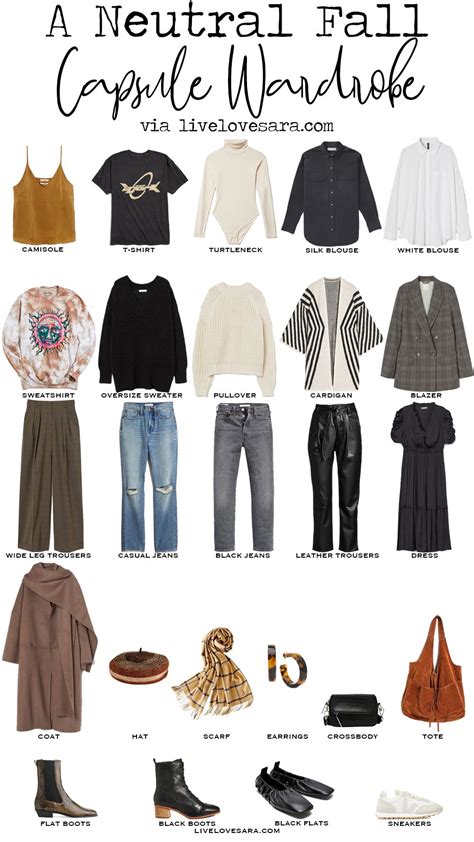 How To Build A Fall Capsule Wardrobe With Neutrals Fall Capsule