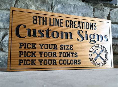 Custom Carved Wood Signs Personalized Signs Trailer Signs Etsy Canada