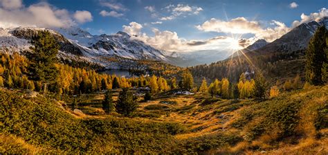Fonds Decran Suisse Automne Montagnes Photographie De Paysage Ciel