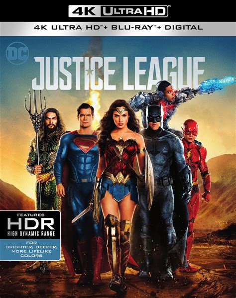 justice league 4k 2017 uhd ultra hd blu ray