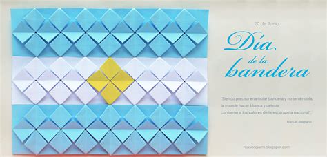 La explicación de los colores y las dudas sobre el diseño: mas origami: Bandera argentina de origami