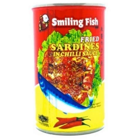 Fried Sardines In Chili Sauce Smiling Fish 155g STOCK READY Shopee