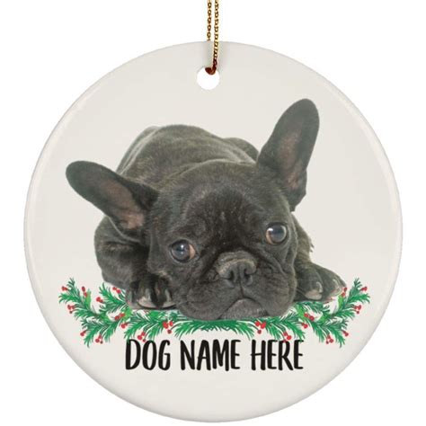 Unleash your creativity and share you story with us! Black French Bulldog Ornament Personalized Christmas Gifts ...