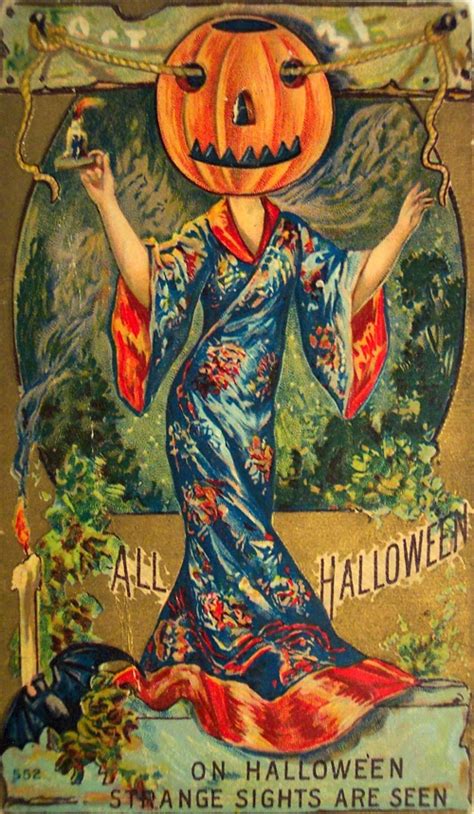 Old Halloween Postcards From The 1900s ~ Vintage Everyday