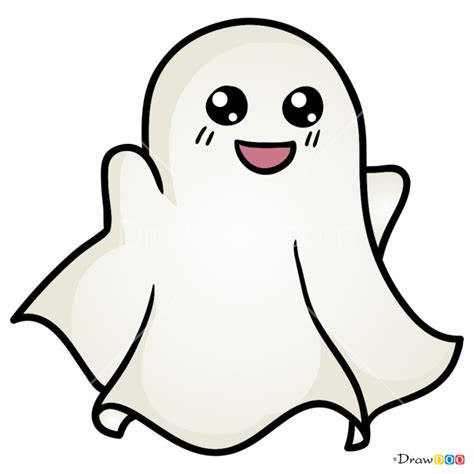 Learn how to draw and sketch realistic and cartoon ghosts and create great cartoons, illustrations and drawings with these free drawing lessons. How to Draw Chibi Ghost, Halloween