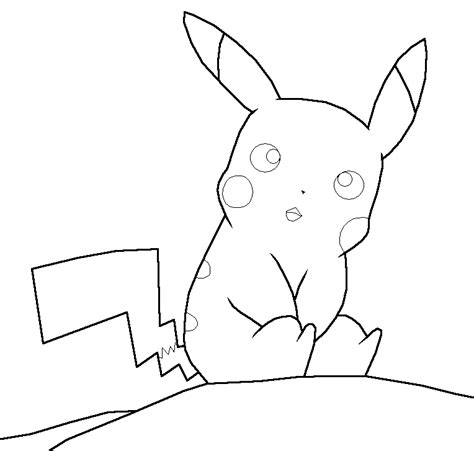 Pikachu Sitting Base By Skittychu Bases On Deviantart