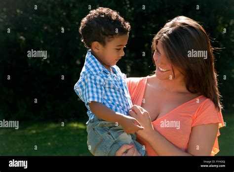 Mother Son Cuddle Hi Res Stock Photography And Images Alamy