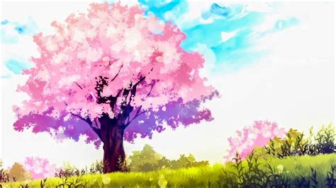 Cherry Blossom Tree By Coccineus On Deviantart