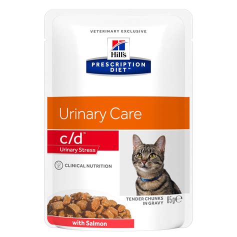 Hill's prescription diet tm c/d tm multicare feline stress is a complete and balanced food that provides all the nutrition your cat needs. Prescription Diet™ c/d™ Feline Urinary Stress with Salmon