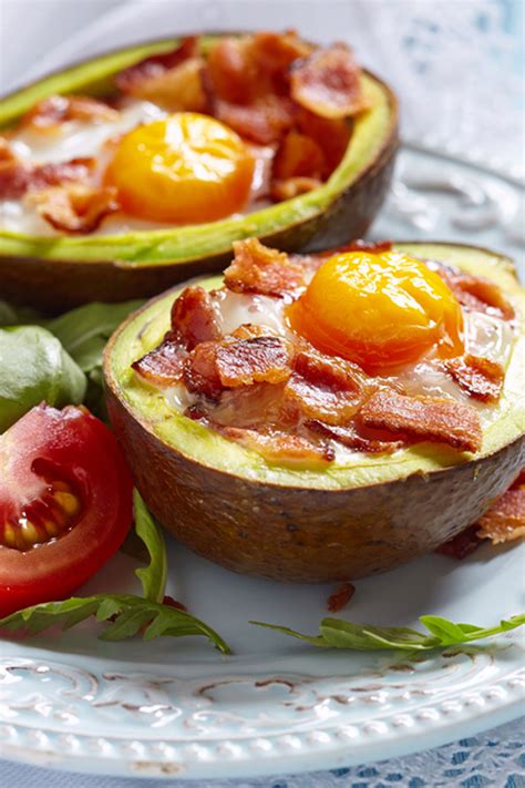 Low Carb Baked Avocado Egg Recipe Delightfully Low Carb