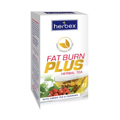 Herbex Fat Burn Plus Tea 20 Tea Bags Med365