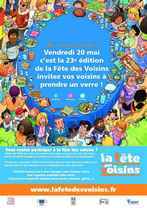 Contour Exemple livraison à domicile invitation fete des voisins a