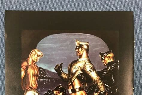 Art Page Print From Tom Of Finland Book Retrospective Tf Leather Military Ebay