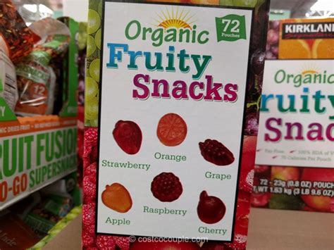 Kirkland Signature Organic Fruity Snacks