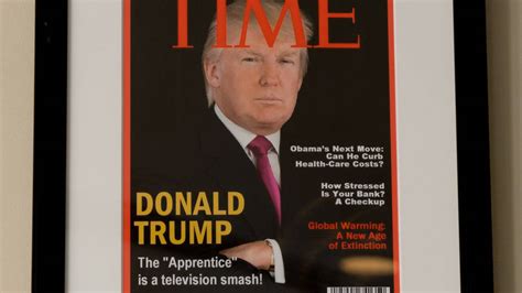 A Time Magazine With Trump On The Cover Hangs In His Golf Clubs Its Fake Nz Herald