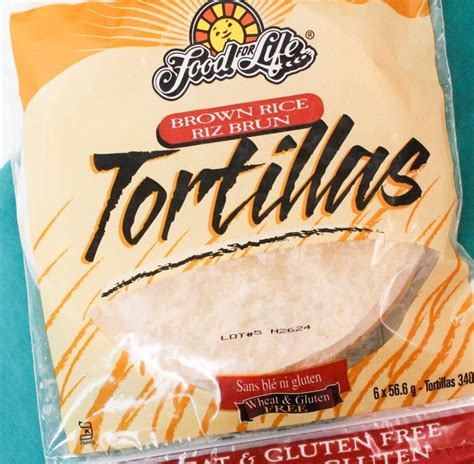 I use the food for life brown rice tortillas. 3 Wittle Birds: Guest Post~ Food Makeover: Pizza Edition