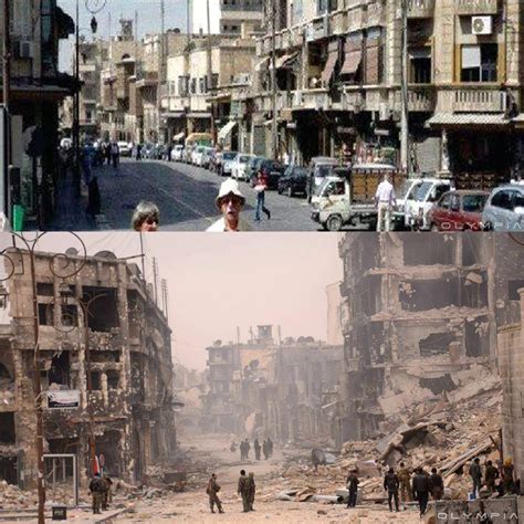 Devastating Before And After War Images Of Syrias Beloved Town Of Aleppo