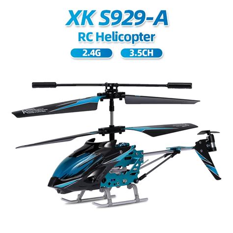 Wltoys Xk S929 A Rc Helicopter Alloy Body 24g 35ch W Light Rc Toys