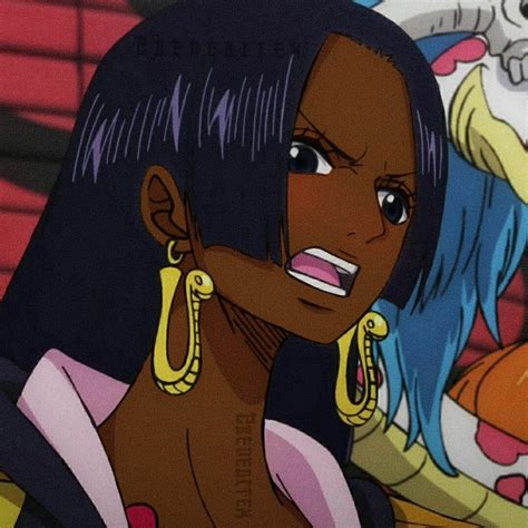 Black Boa Hancock In 2021 Black Anime Characters Black Cartoon