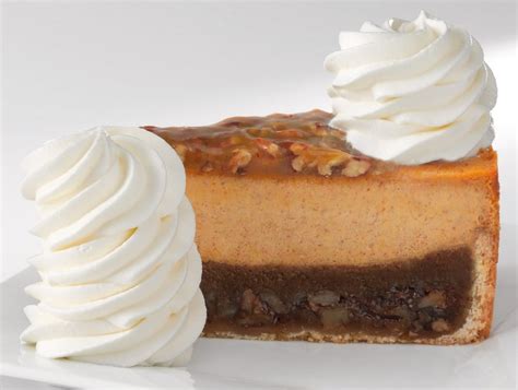 the cheesecake factory brings pumpkin cheesecake and pumpkin pecan cheesecake for fall 2021