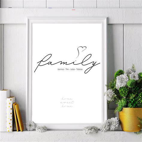 Personalized gifts are available for every member of your family. Personalized Gifts - Family Poster , Typography - Family ...