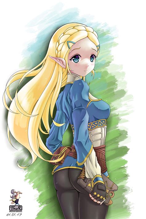 Princess Zelda Breath Of The Wild By Evilflesh On Deviantart