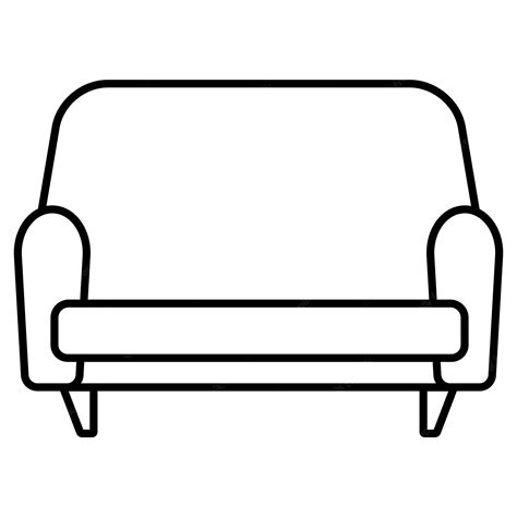 Premium Vector Icon Of Sofa Vector Illustration Of Furniture