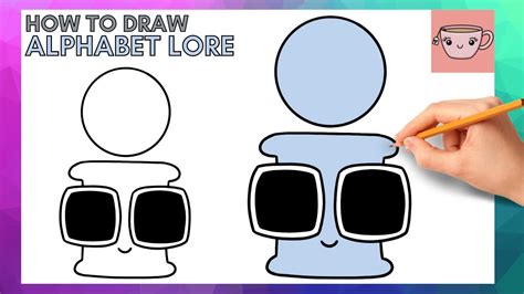 How To Draw Alphabet Lore Lowercase Letter I Cute Easy Step By Step