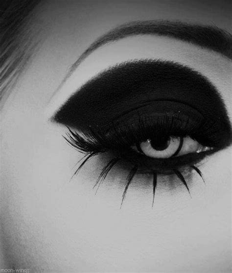 Dark Gothic Black Eye Makeup Dramatic 42615 I Tried It Going To