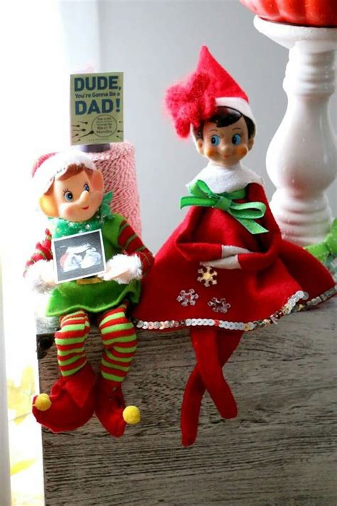 Pregnant Elf On The Shelf Elf Ideas Easy Elf On The Shelf Christmas And New Year