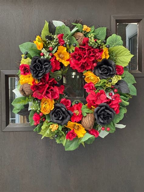 Juneteenth 1865 Wreath African American Front Door Wreath Etsy