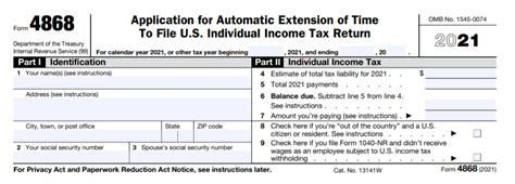 E File Irs Form 4868 File Personal Tax Extension Online