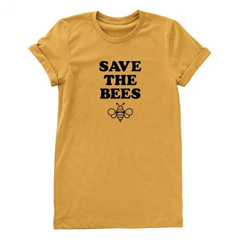 Save The Bees Organic Cotton Shirt By Nature Supply Co Save The Bees