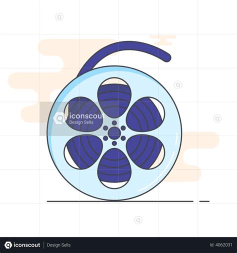 Film Spool Animated Icon Download In Json Lottie Or Mp4 Format