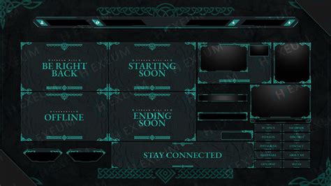 Celtic Medieval Twitch Overlay Package For Obs