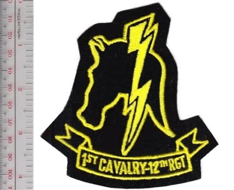 Airborne Us Army Vietnam 1st Cavalry Division 12th Cavalry Regiment 2nd