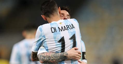 watch angel di maria s goal in copa america final helps lionel messi and argentina end a long wait