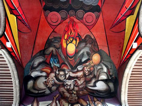 Mural Patricios Y Patricidas 1945 1960 De David Alfaro Siqueiros Secretaría De Educación