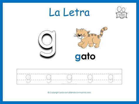 Letra G Actividades Estudiando Con Mamá Letra G Letras Para