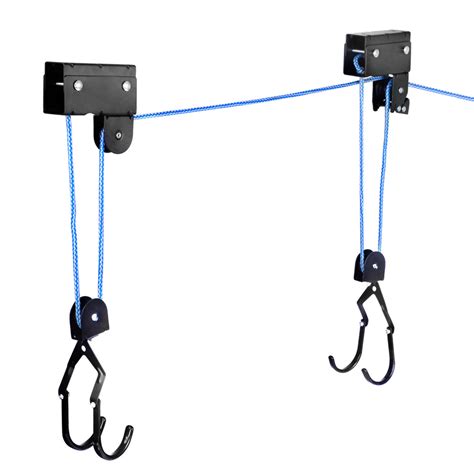 Diy Overhead Garage Storage Pulley System A Pulley System For Storage