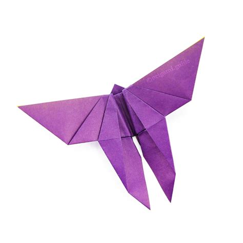 How To Make An Origami Butterfly 14 Folding Instructions Origami