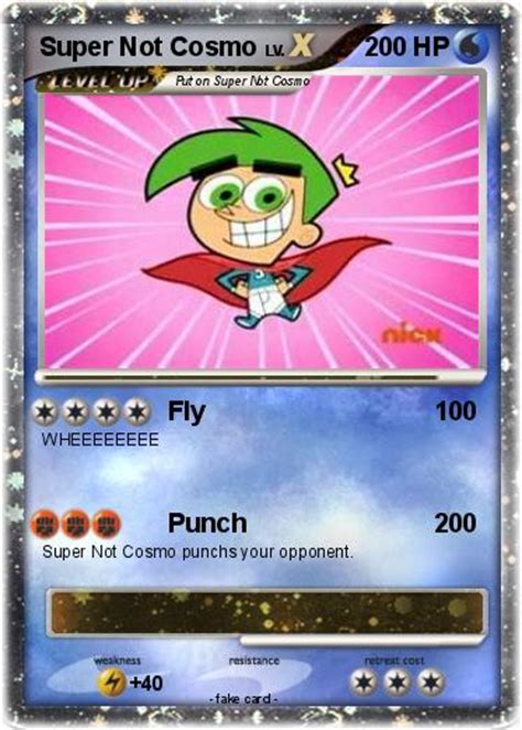 Pokémon Super Not Cosmo Fly My Pokemon Card