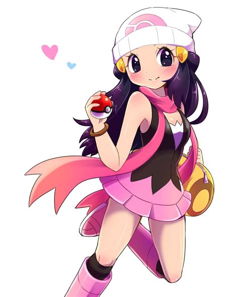 Dawn Pokemon Characters Pokemon Trainer Dawn Anime Wonder Girl