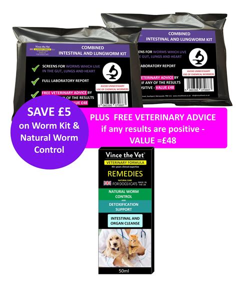 Vince The Vet Veterinary Formula Intestinal Worm And Lungworm Screen