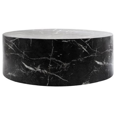 Browse a variety of modern furniture, housewares and decor. Round Carrera Marble Coffee Table in Black at 1stdibs