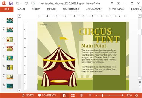 Animated Carnival Powerpoint Template
