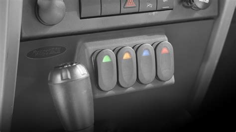 Rugged Ridge 17235.55 Lower Console Switch Panel for 07-10 ...