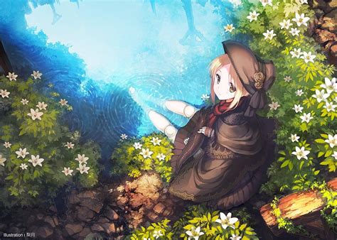 anime, Anime girls, Water, Nature, Original characters Wallpapers HD / Desktop and Mobile ...