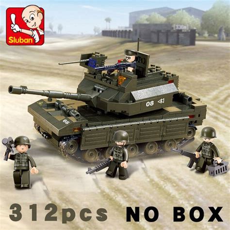 Sluban Compatible Legoed Military Tank War Army Figures Series Set